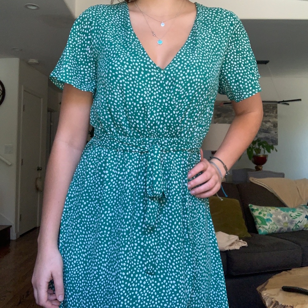 Green dress